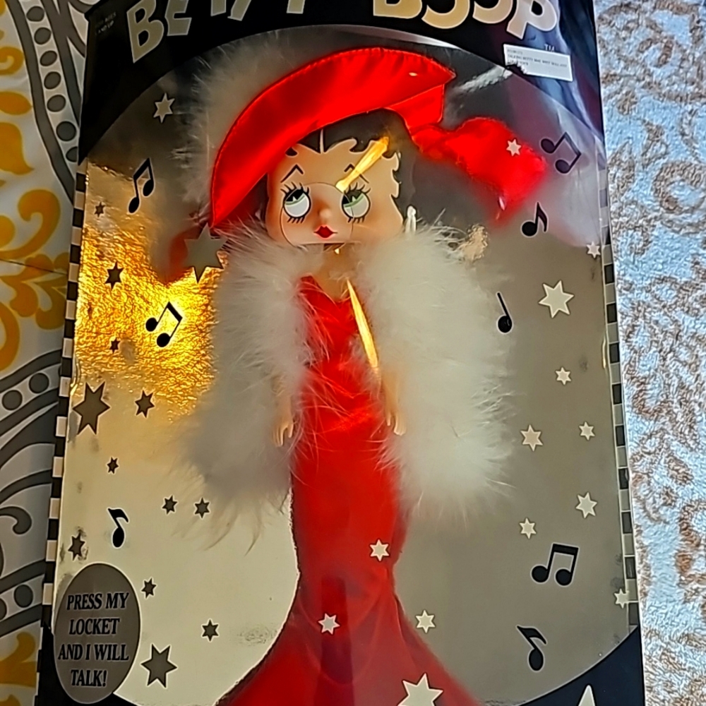 Betty Boop Talking Collectible Doll